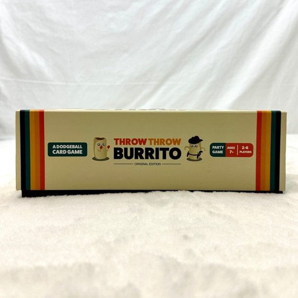 Throw Throw Burrito Dodgeball Card Game by Exploding Kittens 2019 100% Complete - Picture 5 of 8